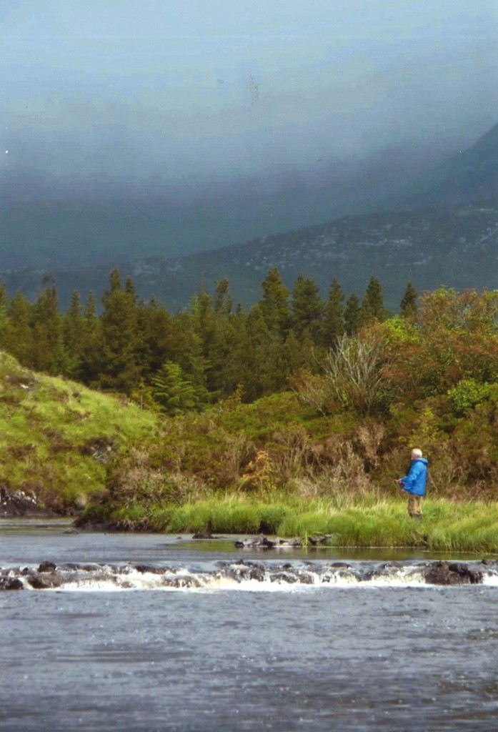 James Flaherty fly fishing in Ireland